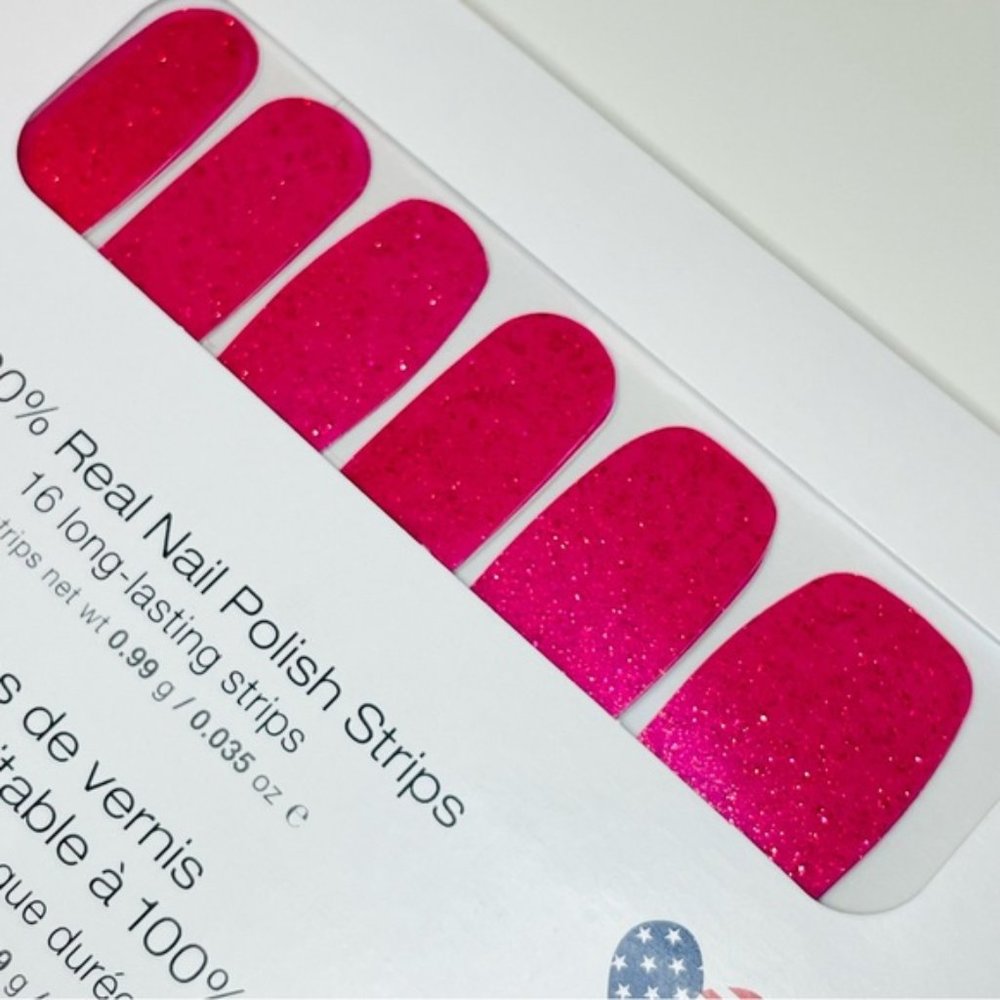 Color Street Nail Strips + FREE SET! | All Fun and Fiesta (Glittery Magenta)